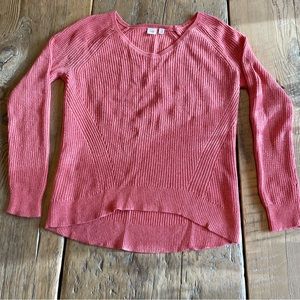 🍂 2/$20 Peachy Pink Oversize Knit Sweater